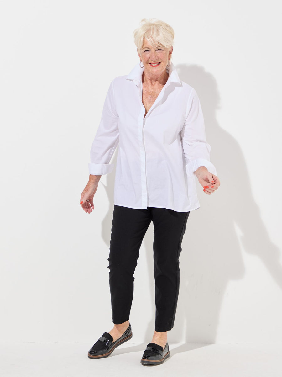 Ella Stretch Slim Leg Trouser - Black