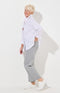 Steffi Stretch Cropped Trouser - Mid Grey