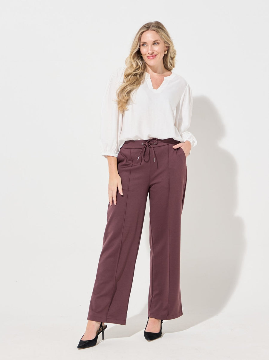 KAFFE Curve Jenna Fudge Straight Trouser