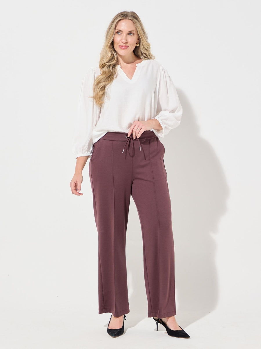 KAFFE Curve Jenna Fudge Straight Trouser