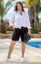 Emma (Robell) Stretch Shorts - Black