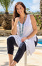 Selena Knitted Vest - White