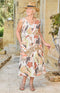 Della Viscose/Linen Dress - Retro Print