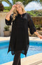 Shiri Crochet Knit Tunic - Black