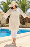 Shiri Crochet Knit Tunic - Chalk