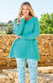 Margaret Knitted Jumper - Aqua