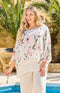 Tamara Crinkle Top - Pink Floral