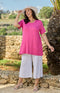 Torie Jersey Top - Fuchsia