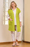 Charlene Knitted Gilet - Lime