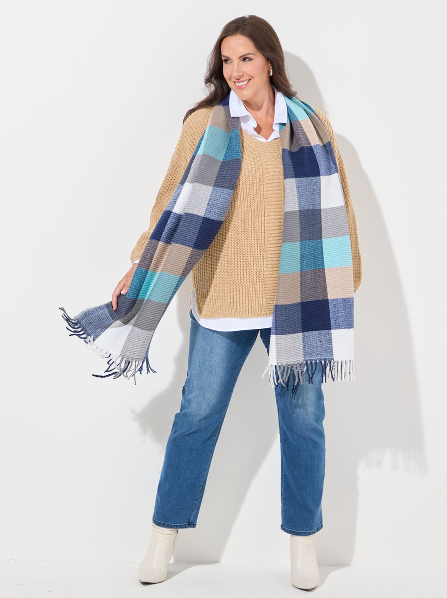 Violet Knitted Jumper - Camel