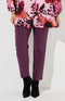 Marie FL by ROBELL Stretch Trouser - Merlot