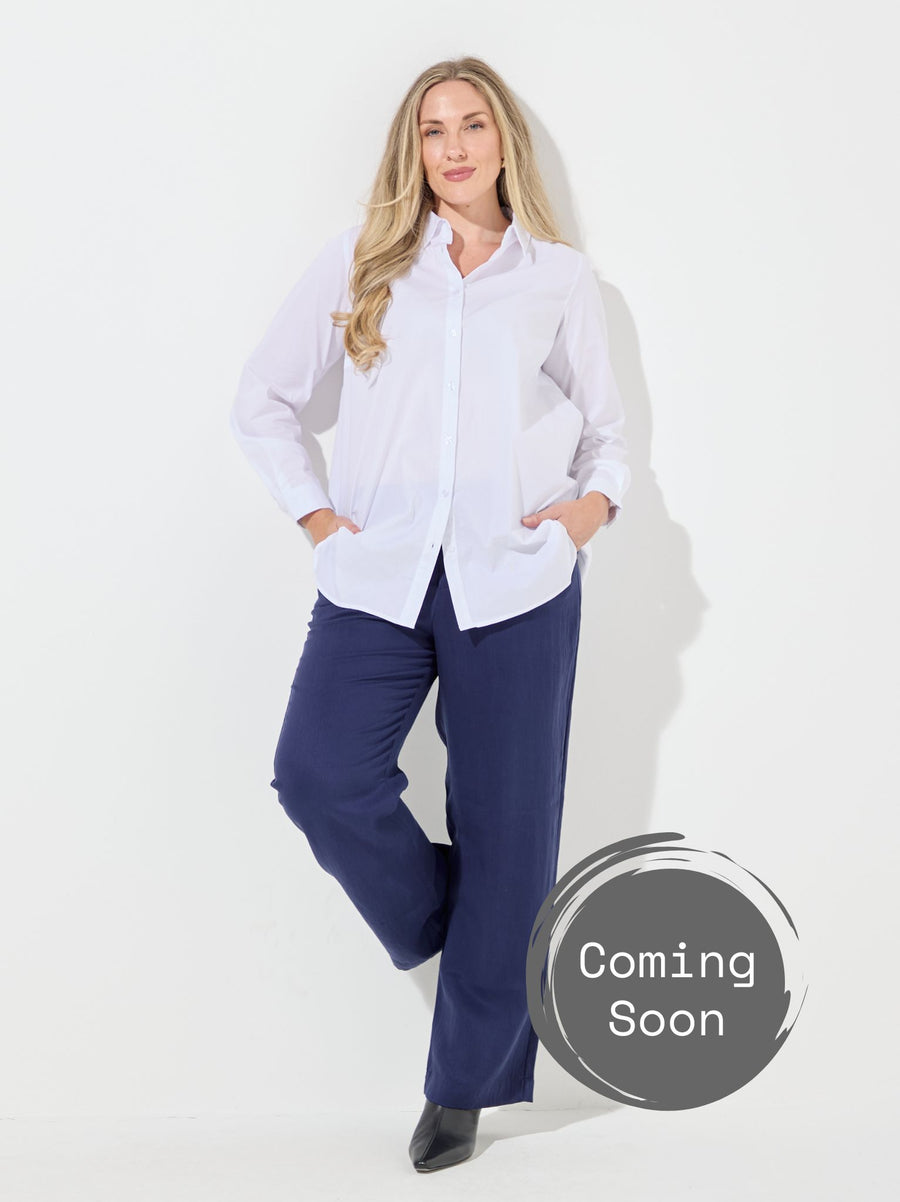 Ronja by CISO Midnight Blue Wide Leg Trouser