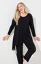 Tahlia Jersey Top - Black