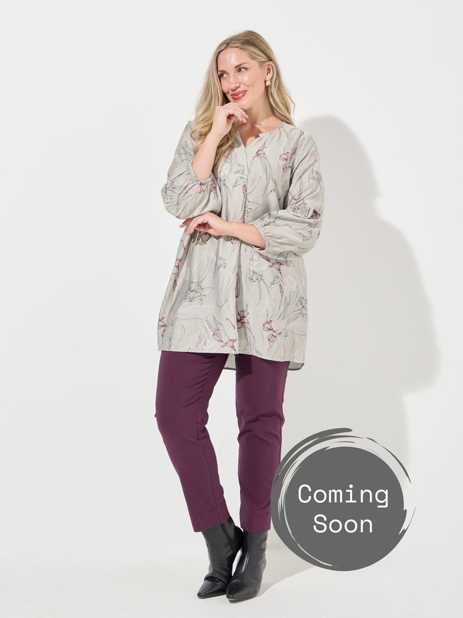 Tyra by CISO Rose Long Printed Tunic