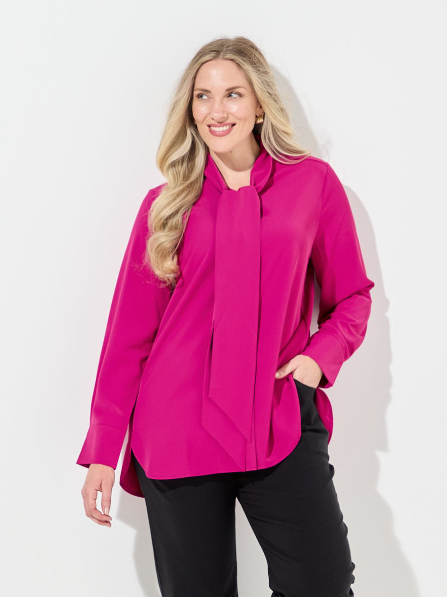 Hilda Crepe Shirt - Orchid