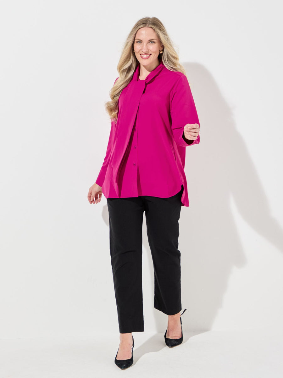 Hilda Crepe Shirt - Orchid