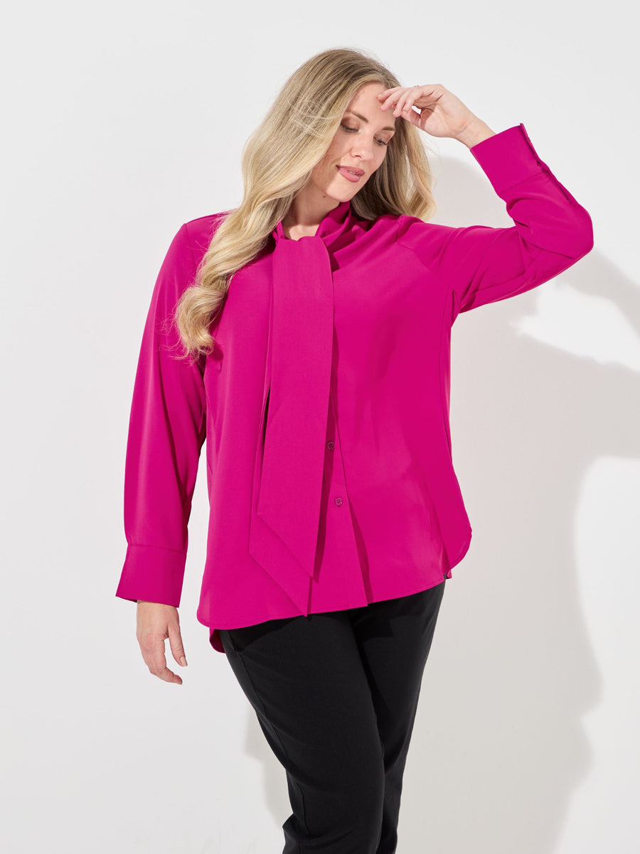 Hilda Crepe Shirt - Orchid