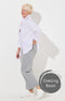 Steffi Stretch Cropped Trouser - Mid Grey