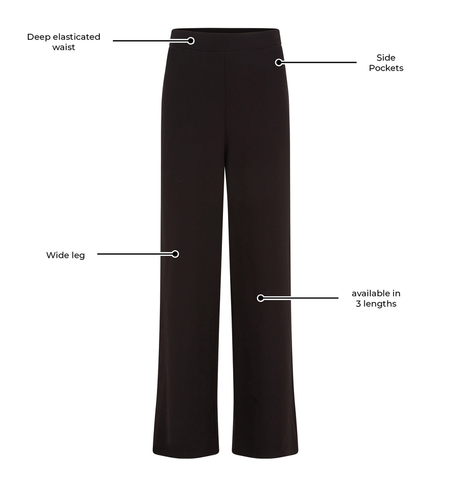 Rita Ponte Di Roma Trouser - Black