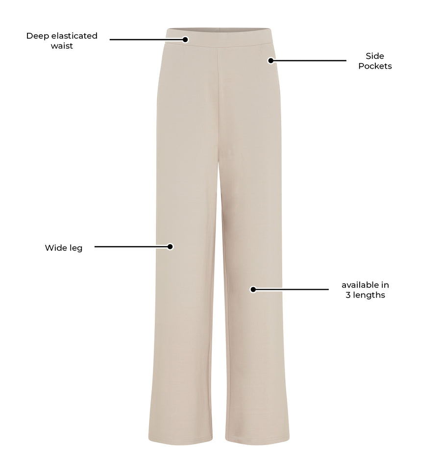 Rita Ponte Di Roma Trouser - Chalk