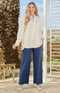 Rita Ponte Di Roma Trouser - Denim Blue