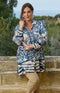 Jennifer Printed Shirt - Blue