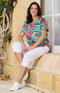 Capri Trouser (Robell Marie) - White