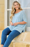 Immy Fine Knit Jumper - Pale Blue