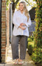 Robin Linen Trouser - Ash