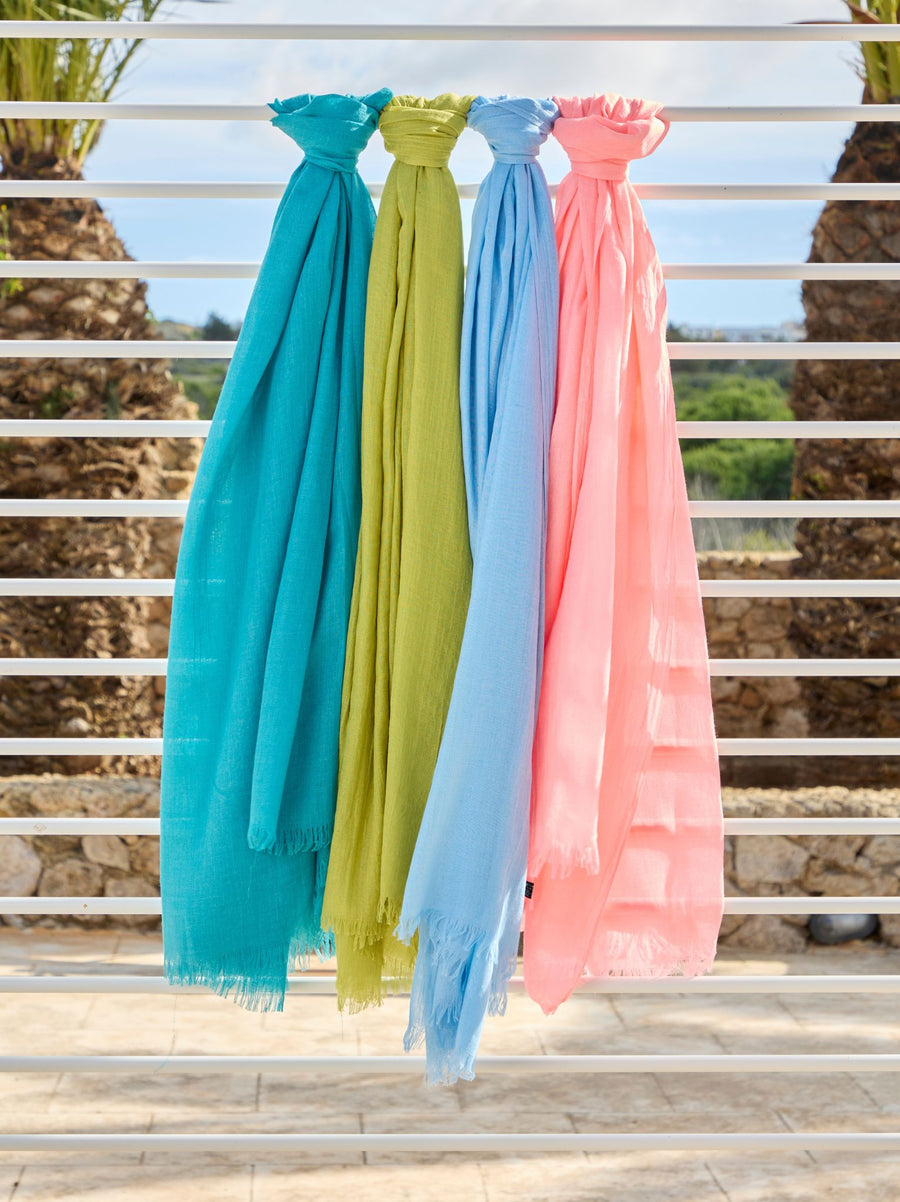 Summer Plain Scarf - Pink