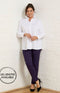 Marie FL by ROBELL Fleece Lined Trouser - Purple