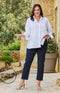 Ruth Stretch Trouser - Navy