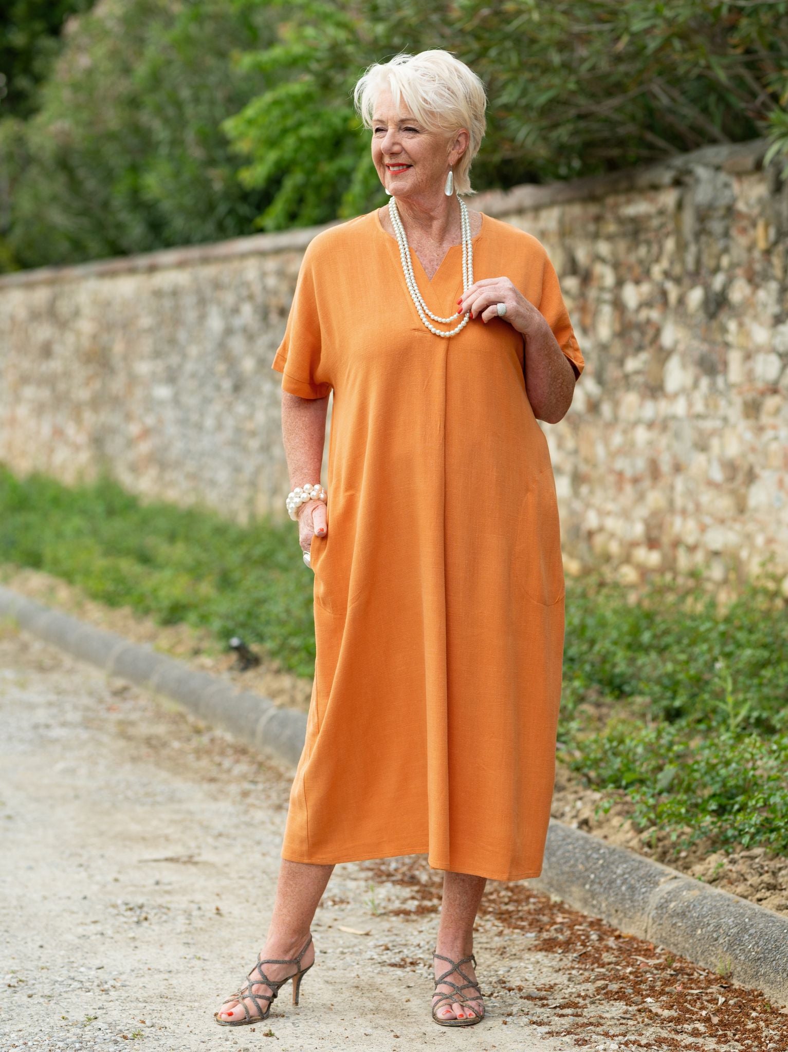 Suzanna by CISO Viscose/Linen Dress