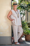 Rosaria Linen Trouser - Natural