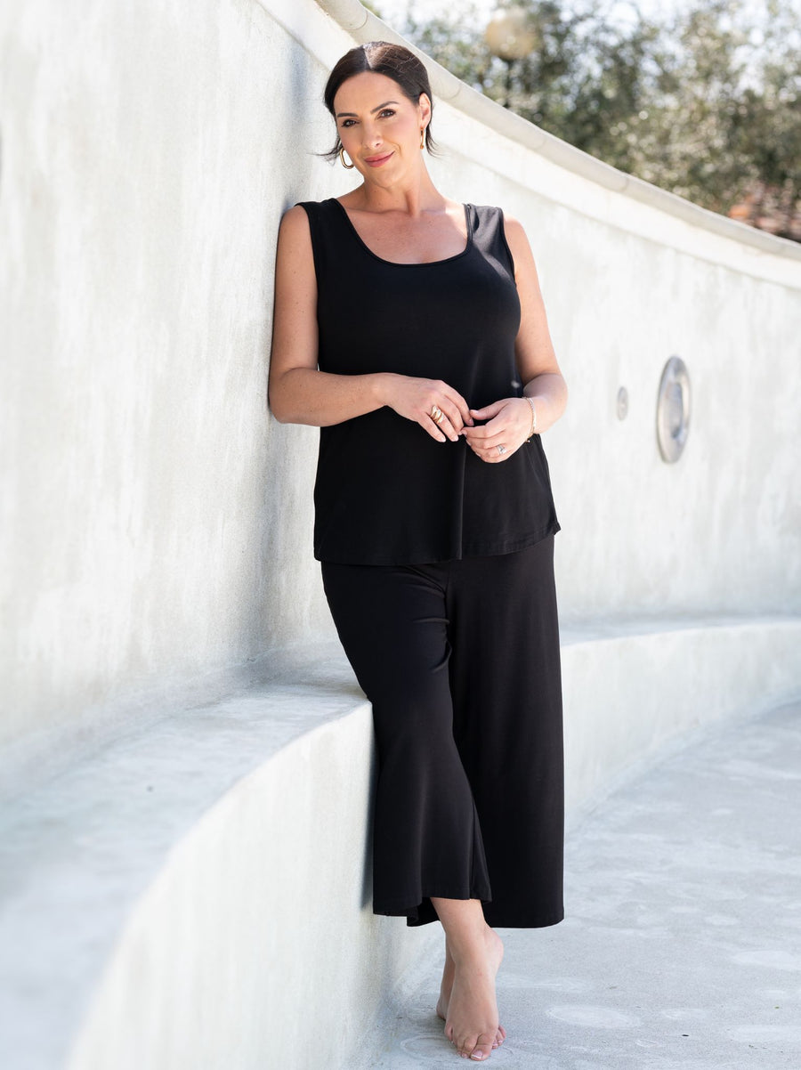 Tara Jersey vest - Black