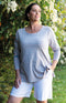Alma Rose/Denim Jersey Top