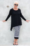 Rose 09 by ROBELL Stretch Trouser - Black