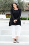 Margaret Knitted Jumper - Black