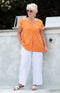 Rosaria Linen Trouser - White