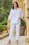 Ruth Stretch Trouser - White