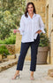 Ruth Stretch Trouser - Navy