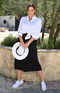 Saskia Jersey Skirt - Black