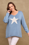 Mena Knitted Jumper - Powder Blue