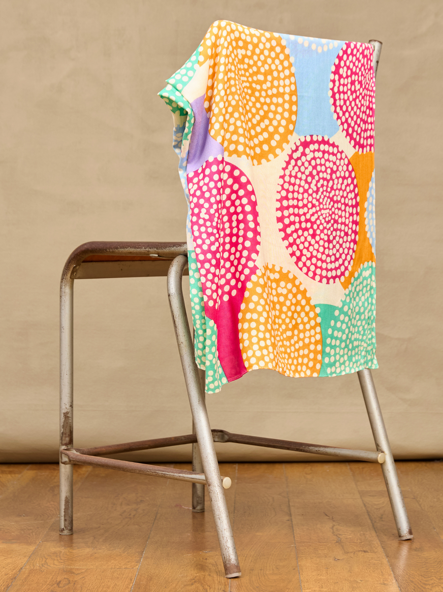 Mixed Circles Scarf - Multi