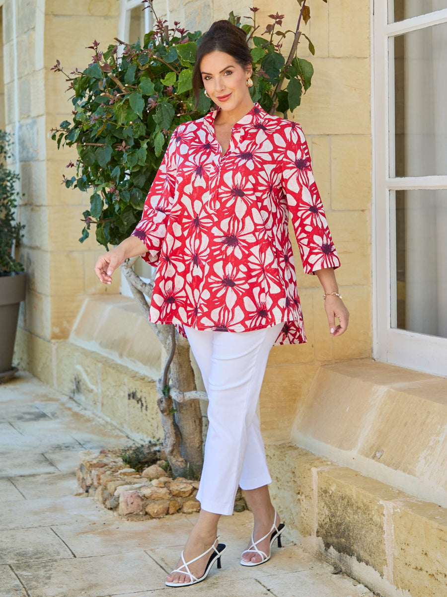 Haven by NOEN Shirt - Red Floral