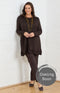 Marie FL by ROBELL Stretch Trouser - Chocolate