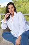 Hannah Linen Shirt - White